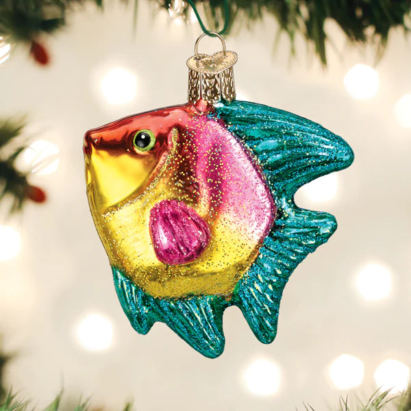 Coming Soon!! Pink/Yellow Tropical Angelfish Ornament