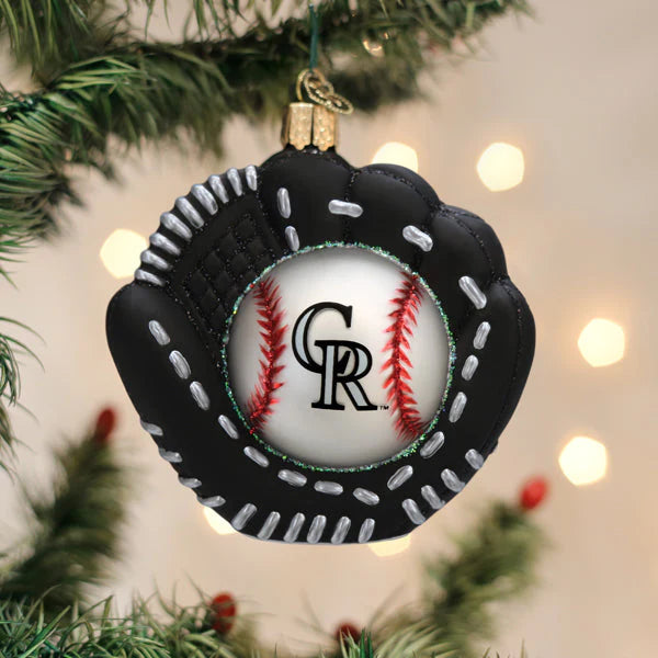 OWC-Rockies Baseball Mitt