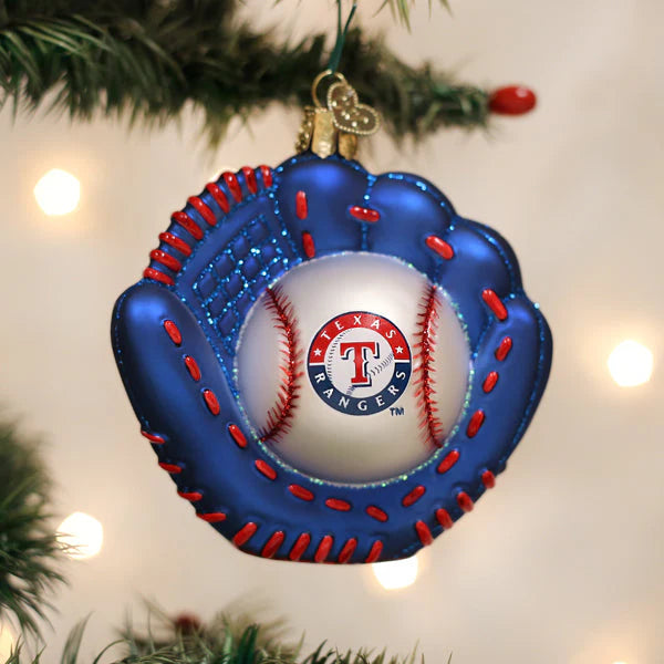 Coming Soon!! Rangers Baseball Mitt Ornament