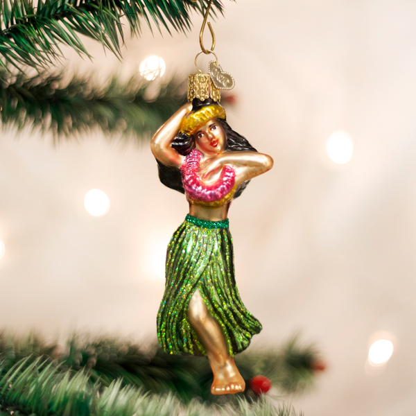 Old World Christmas Hula Dancer Ornament