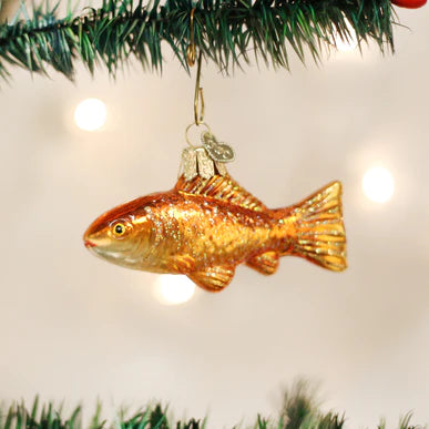 Old World Christmas Goldfish Ornament