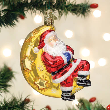 OWC - Moonlight Santa Ornament