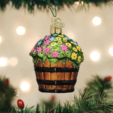 OWC- Whiskey Barrel with Flowers