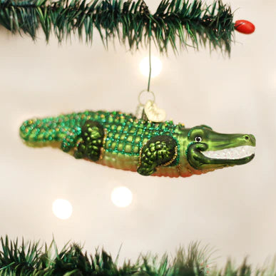Old World Christmas Alligator Ornament