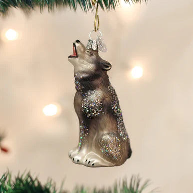 Howling Wolf Ornament