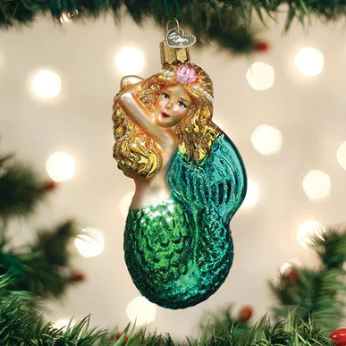 Old World Christmas Seashell Mermaid Ornament