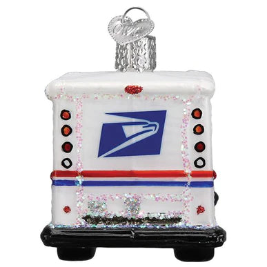 Old World Christmas USPS Mail Truck Ornament