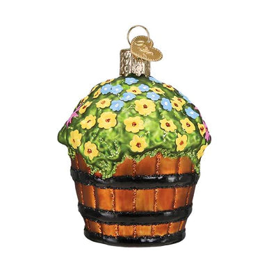 OWC- Whiskey Barrel with Flowers