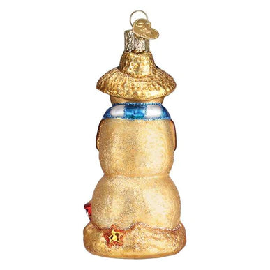 Old World Christmas Sand Snowman Ornament