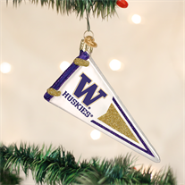 University of Washington Glass Pennant