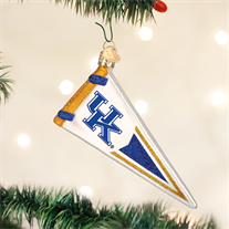 University of Kentucky Glass Pennant