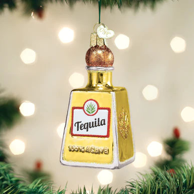 Old World Christmas Tequila Bottle Ornament