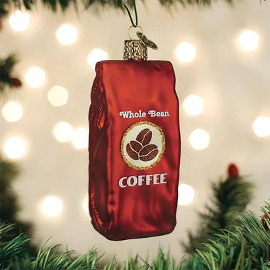 Old World Christmas Bag of Coffee Beans Ornament