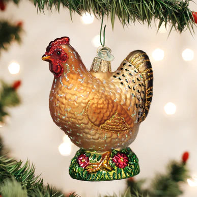 Old World Christmas Spring Chicken Ornament