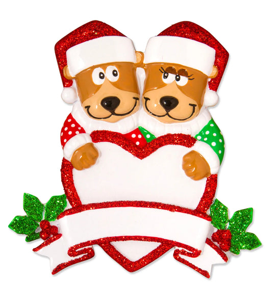 2 Bears with Heart