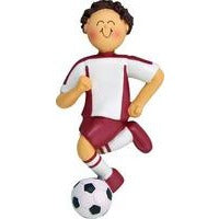 Soccer Player Ornament - 16 Variations