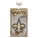 New Orleans Saints Tin Ornament