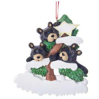 3 bears hugging a tree