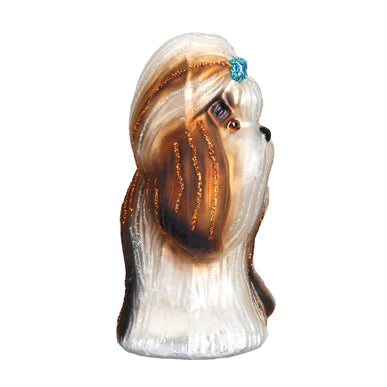 Old World Christmas Shih Tau Glass Ornament