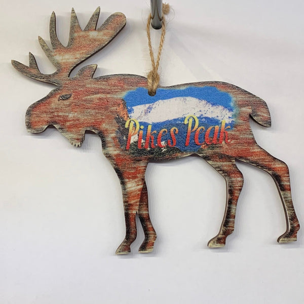 Pikes Peak Moose Ornament
