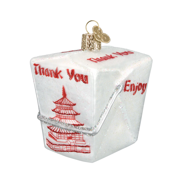 Old World Christmas Chinese Take-out Ornament