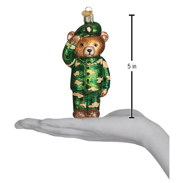 Coming Soon!! Army Bear Ornament