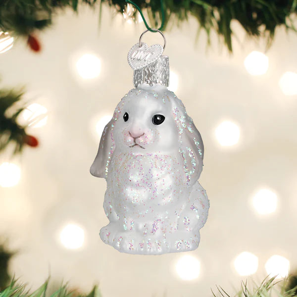Coming Soon!! White baby Bunny Ornament