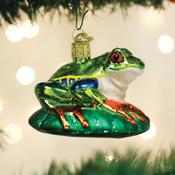 Coming Soon!! Red-Eyed Tree Frog Ornament