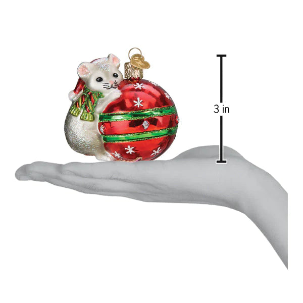 Coming Soon!! Playful Christmas Mouse Ornament