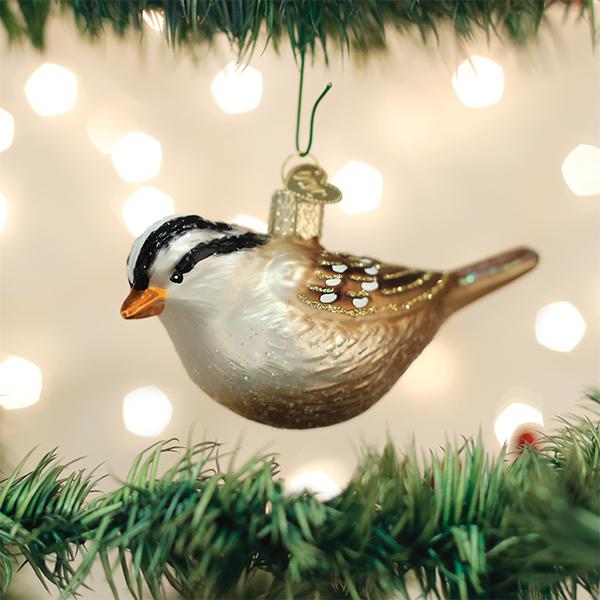 Coming Soon!! White Crowned Sparrow Ornament