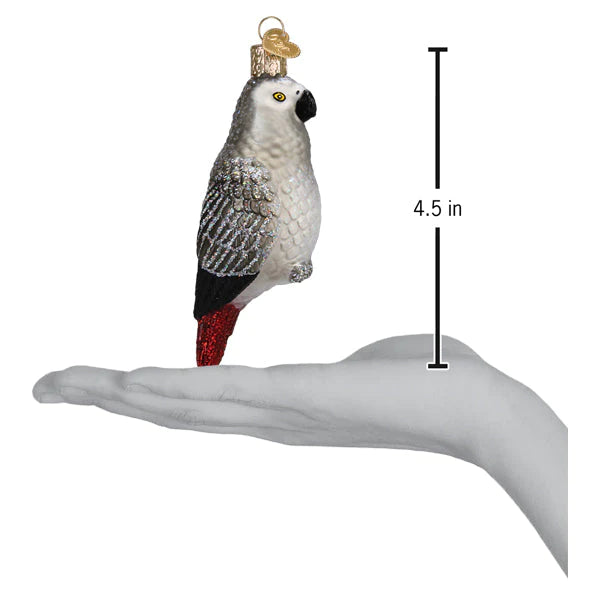 Coming Soon!! African Grey Parrot ornament
