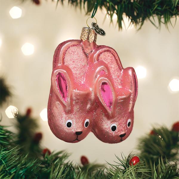 Coming soon!! bunny Slippers Ornament