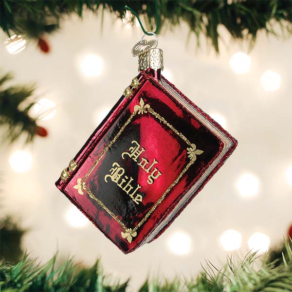 Coming Soon!! Red Bible Ornament