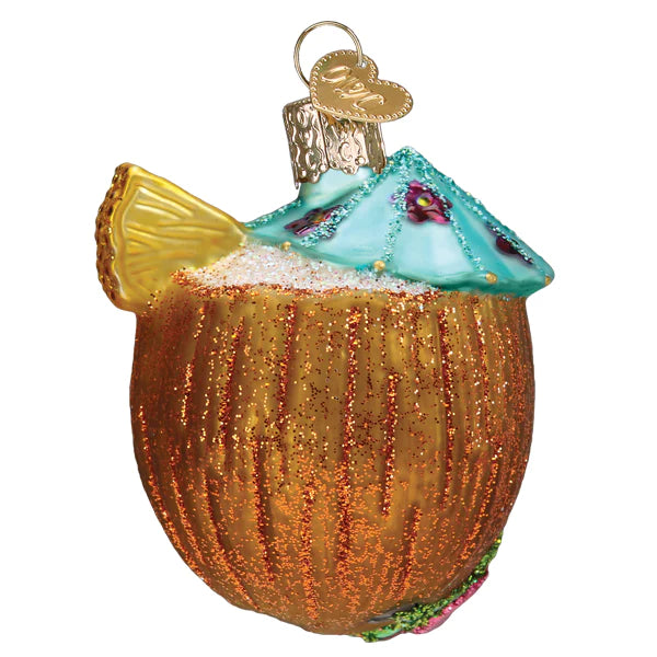 Coming Soon! Tropical Coconut Drink Ornament