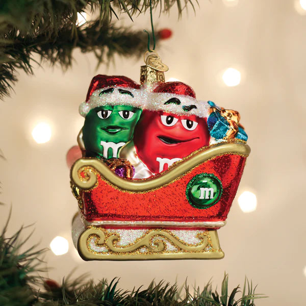 Coming Soon!! M&M's in Sleigh Ornament