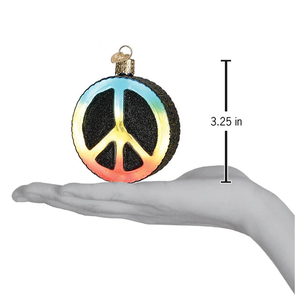 Peace Sign Ornament