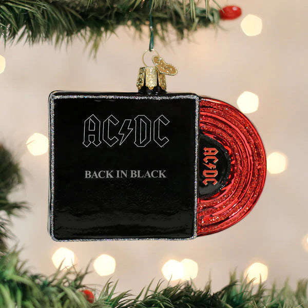 Coming Soon!! Back In Black Album Cover Ornament