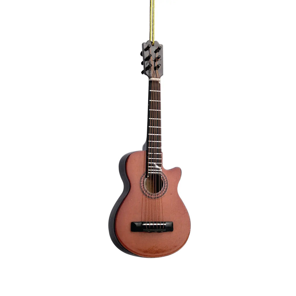 5" Brown Wood String Guitar with Cut Away