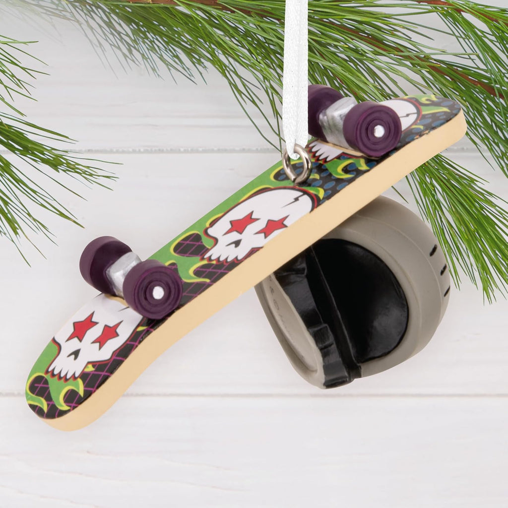 Skateboard and Helmet