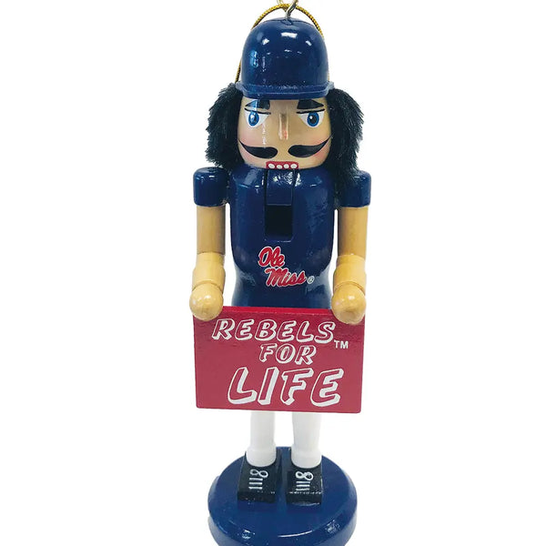 Ole Miss Nutcracker Ornament
