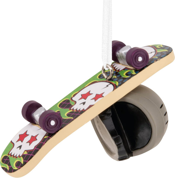 Skateboard and Helmet