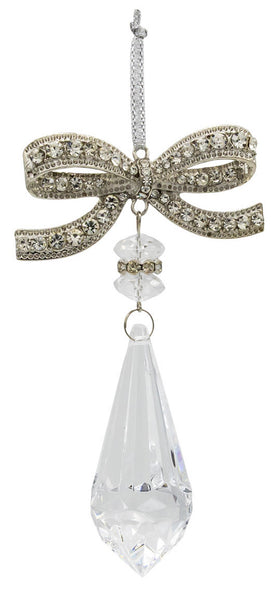 Coming Soon!!! Acrylic Bow with Crystal Drop (2 options)