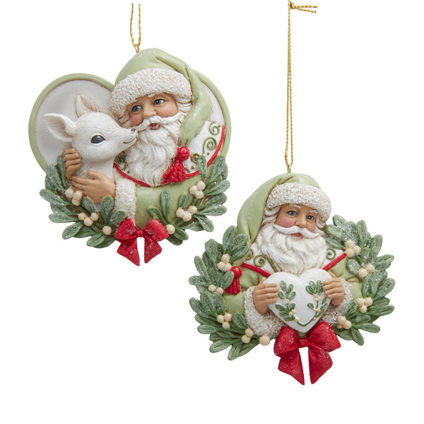 NEW!!!  Santa Wreath (2 options)