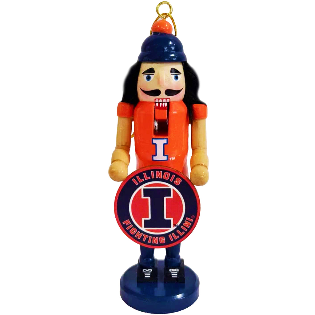 Illinois Fighting Illini Nutcracker Ornament