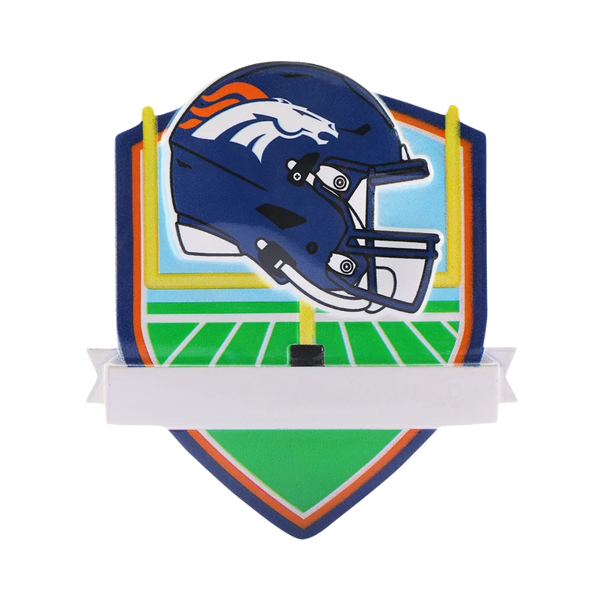 Denver Broncos Shield Ornament