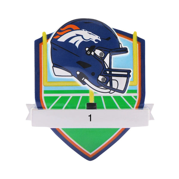 Denver Broncos Shield Ornament