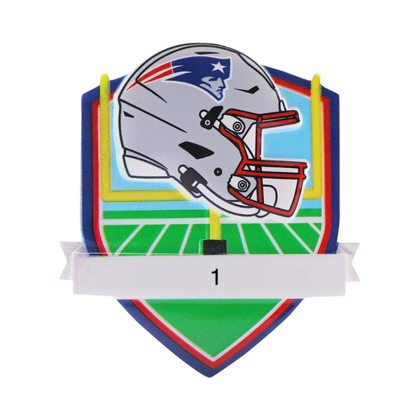 New England Patriots Shield Ornament