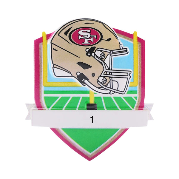 San Fransisco 49ers Shield Ornament