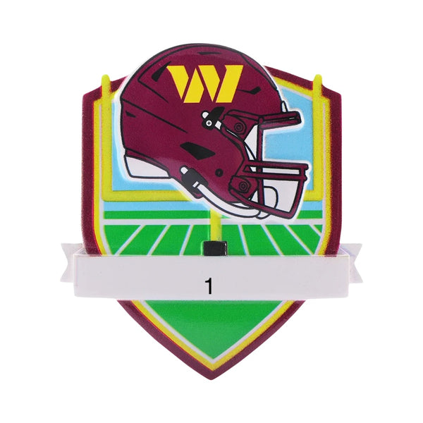 Washington Commanders Shield Ornament