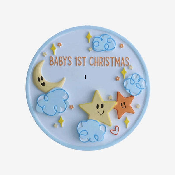 Coming Soon! Baby's First Christmas Clouds and Stars